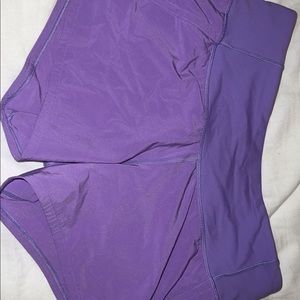 Purple lulu shorts